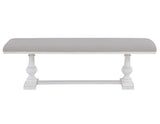 Warren White 60″ Upholstered Dining Bench