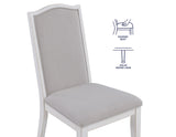 Warren 6-Piece 72-90″ Rectangular Dining Set from Steve Silver - Luna Furniture
