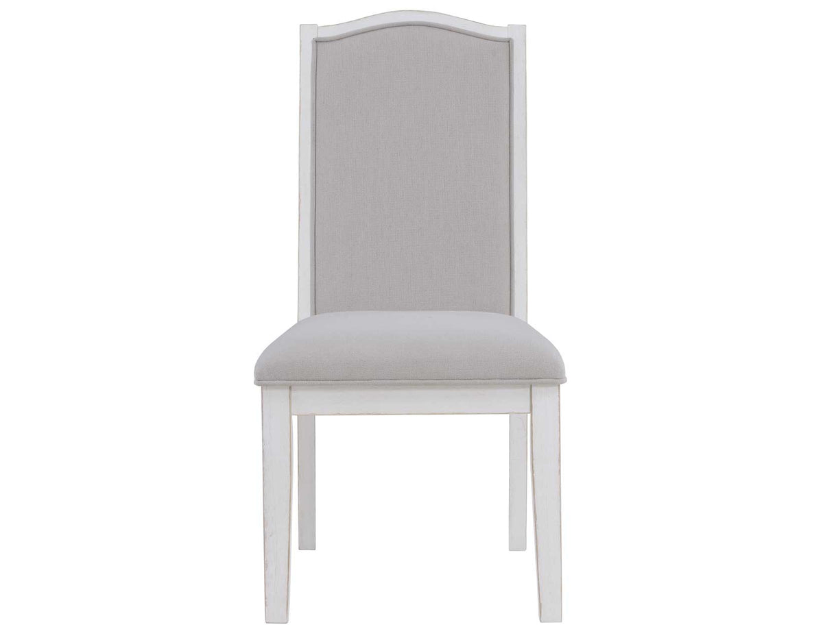 Warren White/Gray 6-Piece 72-90″ Rectangular Dining Set