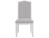 Warren White/Gray 6-Piece 72-90″ Rectangular Dining Set