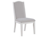 Warren White/Gray 6-Piece 72-90″ Rectangular Dining Set