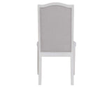 Warren White/Gray 6-Piece 72-90″ Rectangular Dining Set