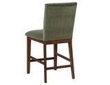 Zen 24″ Counter Chair, Green Velvet, Set of 2 from Steve Silver - Luna Furniture