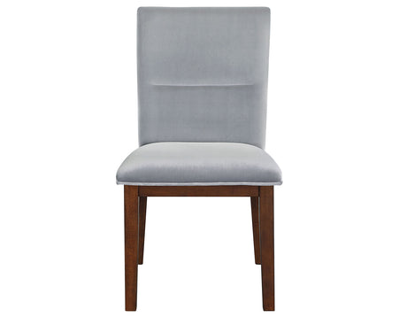 Zen Gray Velvet 24″ Counter Chair, Set of 2 from Steve Silver - Luna Furniture