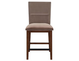 Zen 24″ Counter Chair, Brown Velvet, Set of 2 from Steve Silver - Luna Furniture