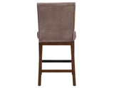 Zen 24″ Counter Chair, Brown Velvet, Set of 2 from Steve Silver - Luna Furniture