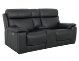Zenith Power Home Theater Reclining Console Loveseat, Built-in Speakers, Vibration from Steve Silver - Luna Furniture