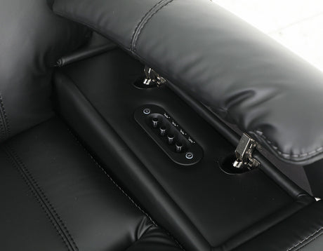 Zenith 3-Piece Power Home Theater Reclining Set with Built-in Speakers, Lighting and Vibration from Steve Silver - Luna Furniture