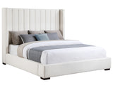 Pearson Queen Bed, Cream Bouclé $489.00 from Steve Silver - Luna Furniture