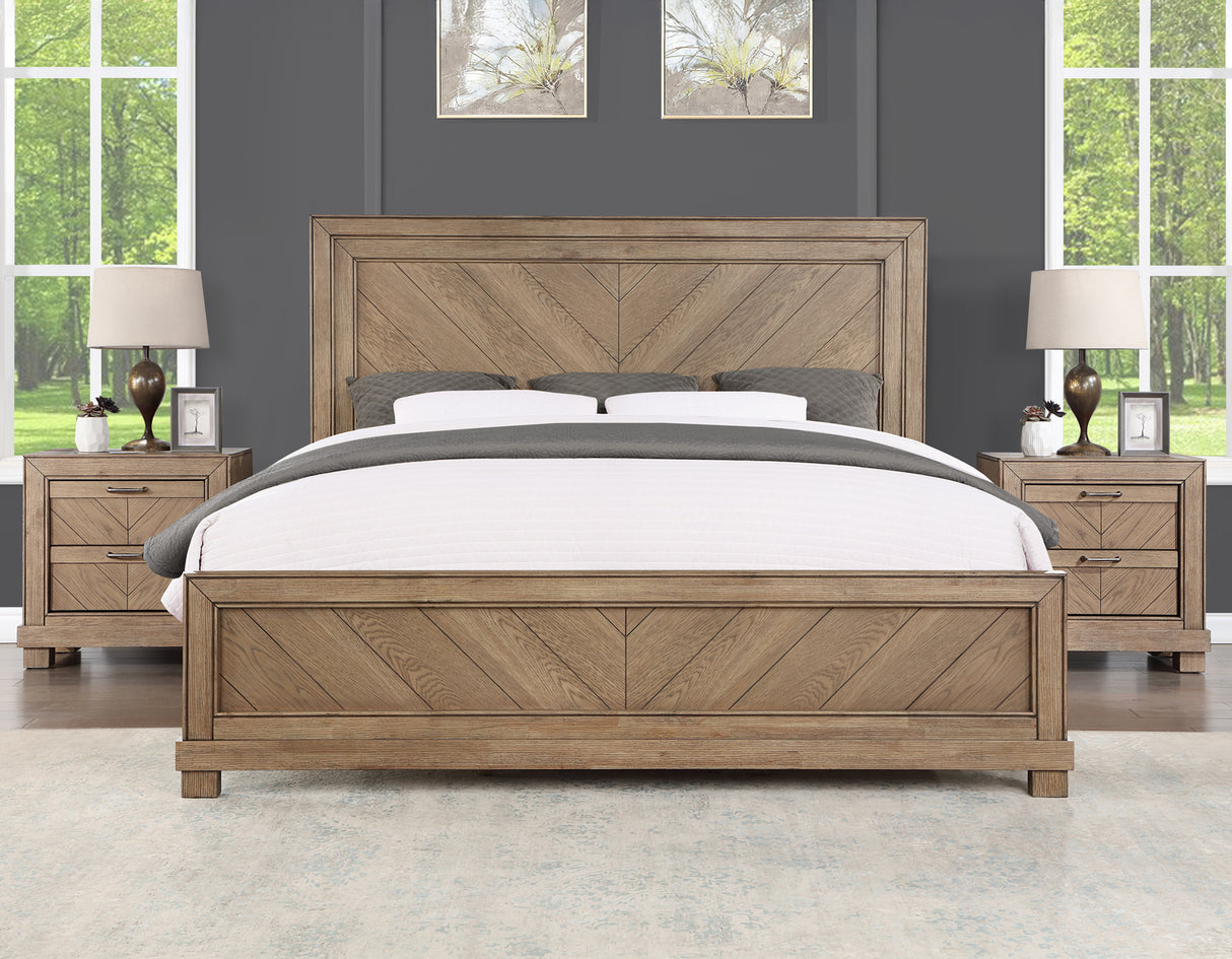 Montana King Bed, Sand from Steve Silver - Luna Furniture