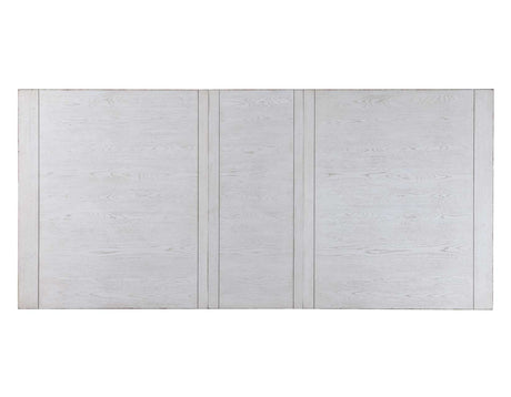 Warren White 72-90″ Rectangular Dining Table with 18″ Leaf from Steve Silver - Luna Furniture