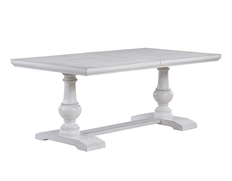 Warren White/Gray Transitional Dining Room Set from Steve Silver - Luna Furniture