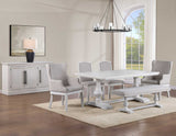 Warren White 60″ Upholstered Dining Bench