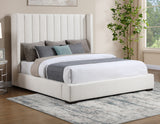 Pearson Queen Bed, Cream Bouclé $489.00 from Steve Silver - Luna Furniture