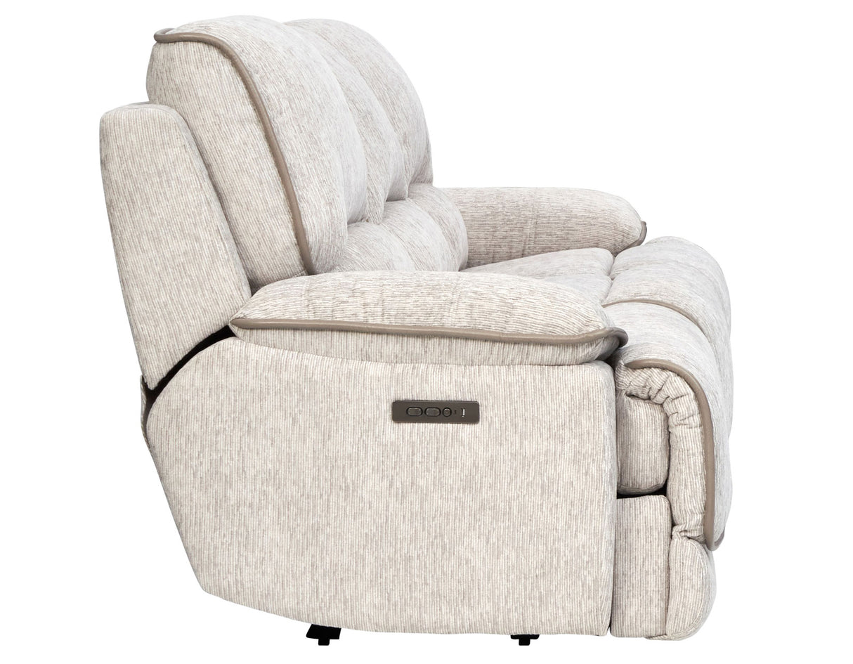 Olsen 3-Piece Dual-Power Zero-Gravity Modular Reclining Sofa, Dove from Steve Silver - Luna Furniture