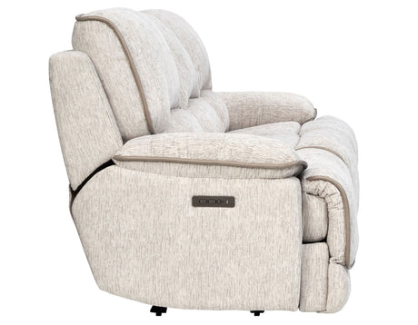 Olsen 3-Piece Dual-Power Zero-Gravity Modular Reclining Sofa, Dove from Steve Silver - Luna Furniture