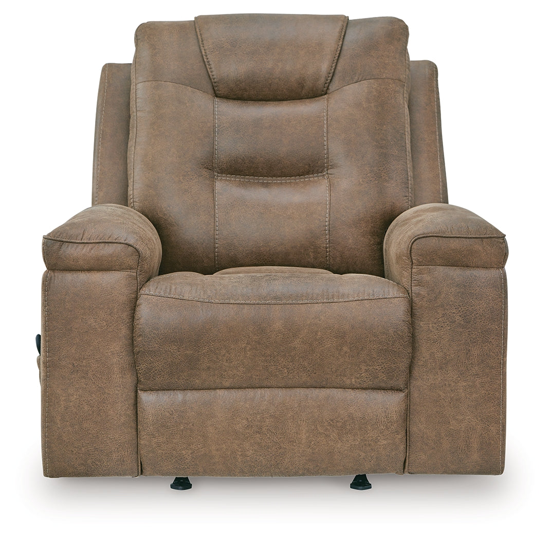 Stockworth Earth Recliner from Ashley Furniture - Luna Furniture