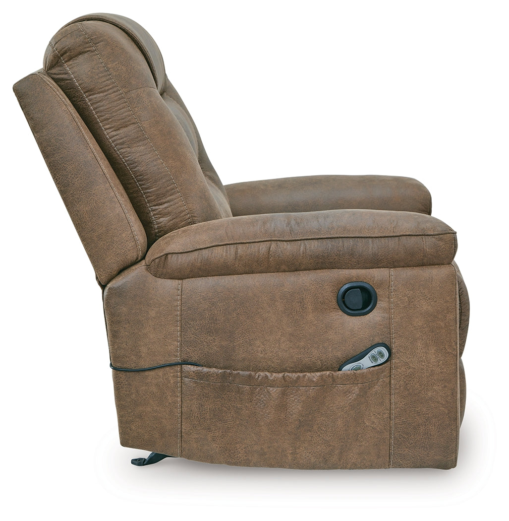 Stockworth Earth Recliner from Ashley Furniture - Luna Furniture