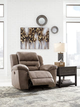 Stoneland Fossil Reclining Sofa and Power Recliner from Ashley - Luna Furniture