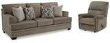 Stonemeade Nutmeg Sofa and Recliner from Ashley - Luna Furniture