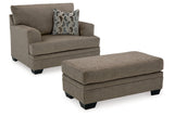 Stonemeade Oversized Chair and Ottoman from Ashley - Luna Furniture