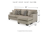 Stonemeade Sofa Chaise, Oversized Chair, and Ottoman from Ashley - Luna Furniture