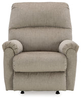 Stonemeade Taupe Sofa and Recliner from Ashley - Luna Furniture