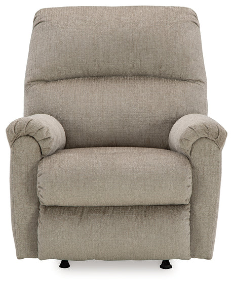 Stonemeade Taupe Sofa and Recliner from Ashley - Luna Furniture
