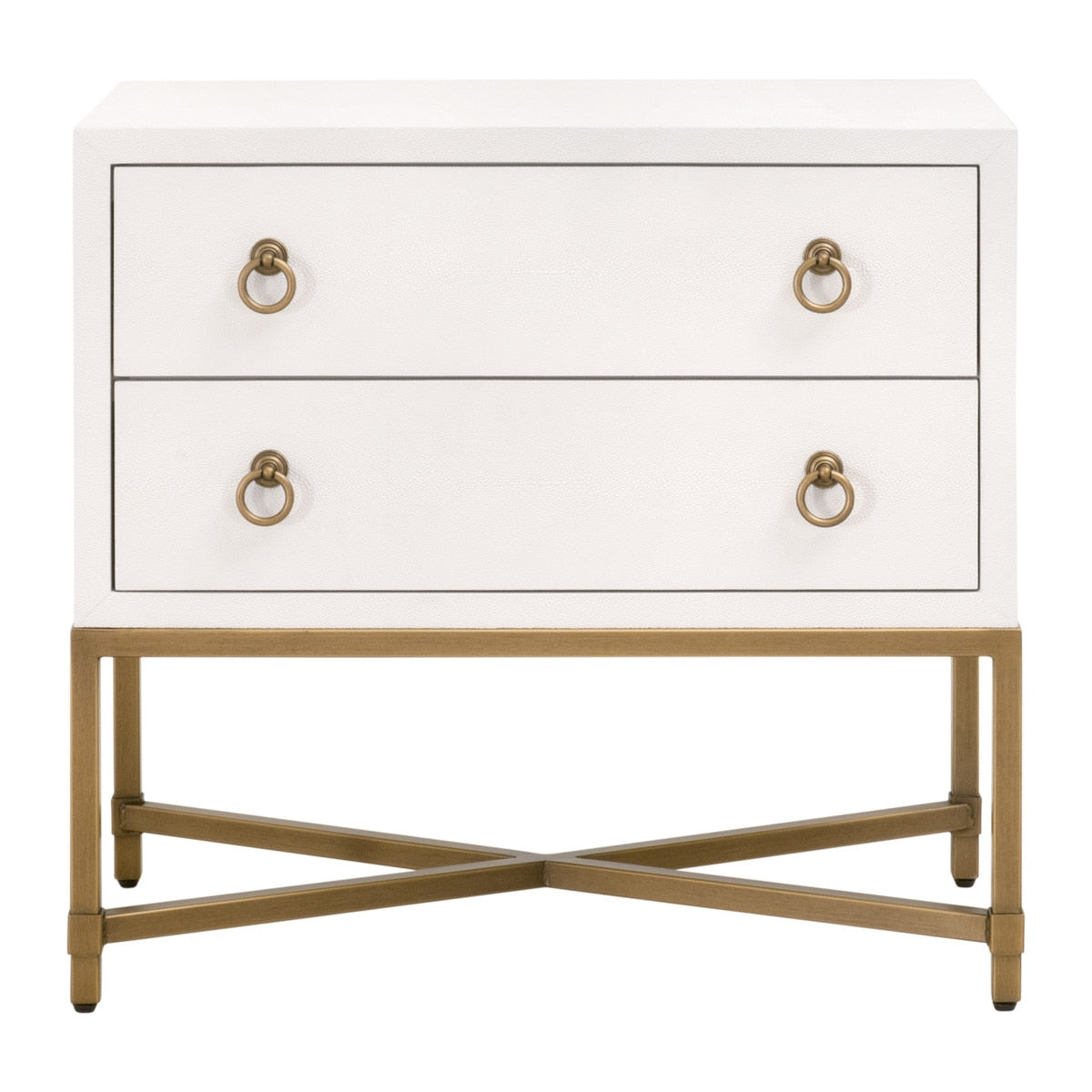 Strand Shagreen 2-drawer Nightstand from Essentials For Living - Luna Furniture