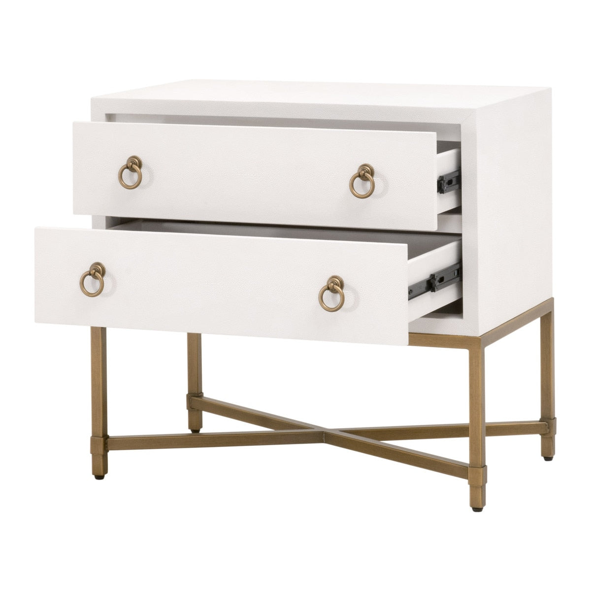 Strand Shagreen 2-drawer Nightstand from Essentials For Living - Luna Furniture