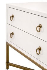 Strand Shagreen 2-drawer Nightstand from Essentials For Living - Luna Furniture
