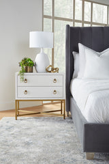 Strand Shagreen 2-drawer Nightstand from Essentials For Living - Luna Furniture