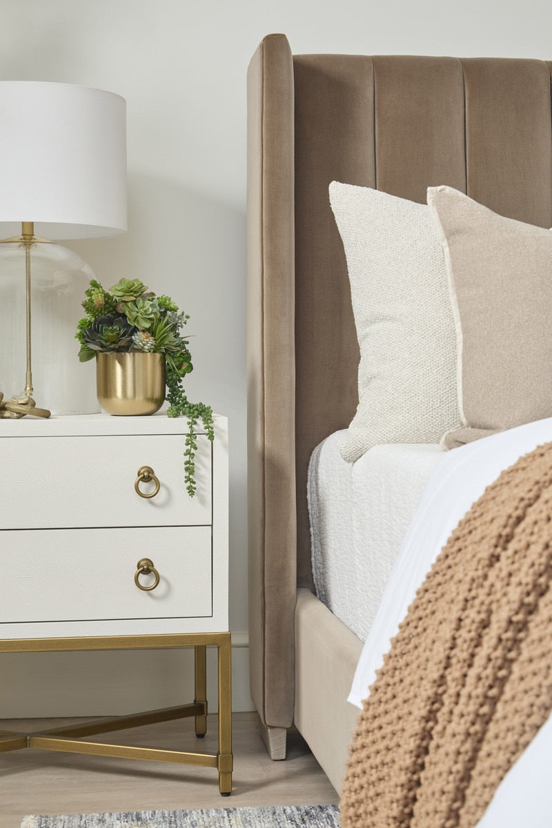 Strand Shagreen 2-drawer Nightstand from Essentials For Living - Luna Furniture