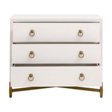 Strand Shagreen 3-drawer Nightstand from Essentials For Living - Luna Furniture