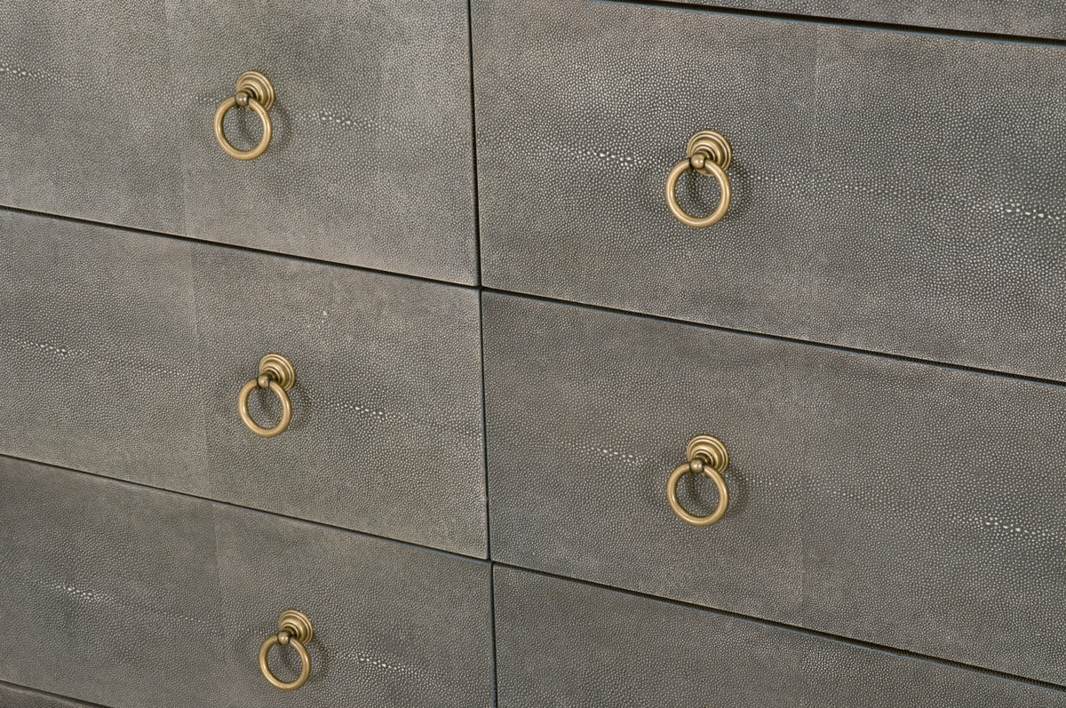 Strand Shagreen 6-drawer Double Dresser from Essentials For Living - Luna Furniture