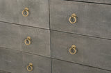 Strand Shagreen 6-drawer Double Dresser from Essentials For Living - Luna Furniture