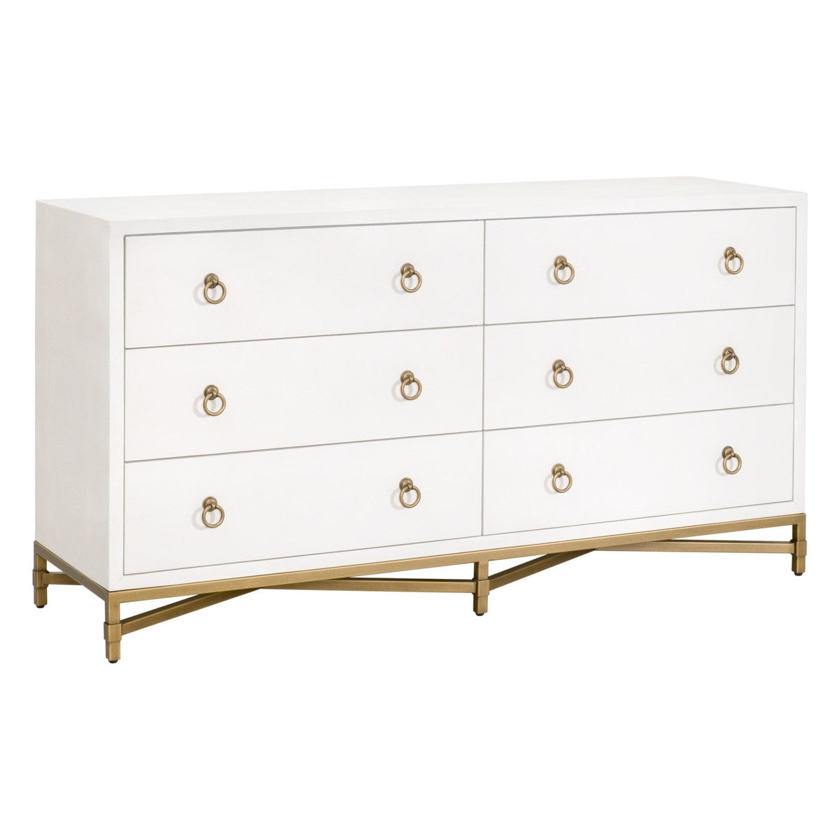 Strand Shagreen 6-drawer Double Dresser from Essentials For Living - Luna Furniture