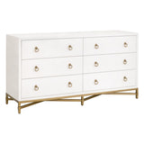 Strand Shagreen 6-drawer Double Dresser from Essentials For Living - Luna Furniture