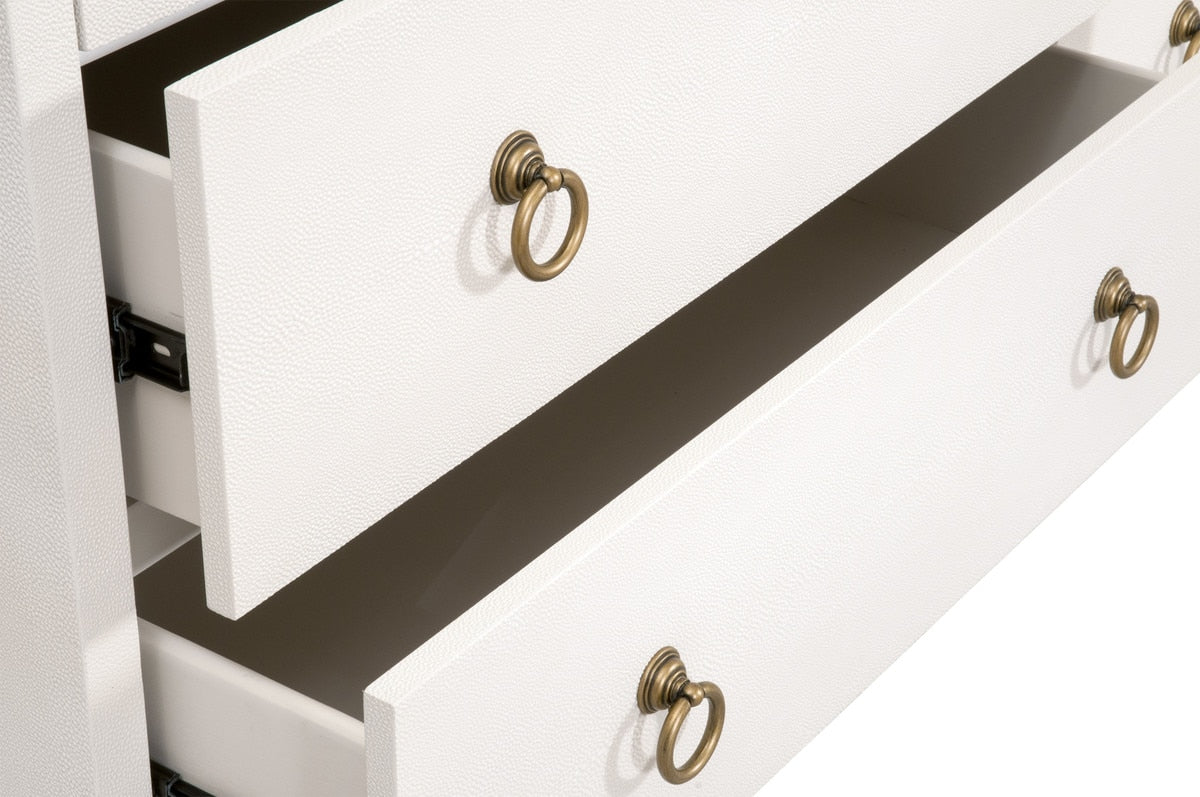 Strand Shagreen 6-drawer Double Dresser from Essentials For Living - Luna Furniture