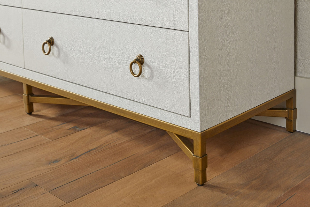 Strand Shagreen 6-drawer Double Dresser from Essentials For Living - Luna Furniture