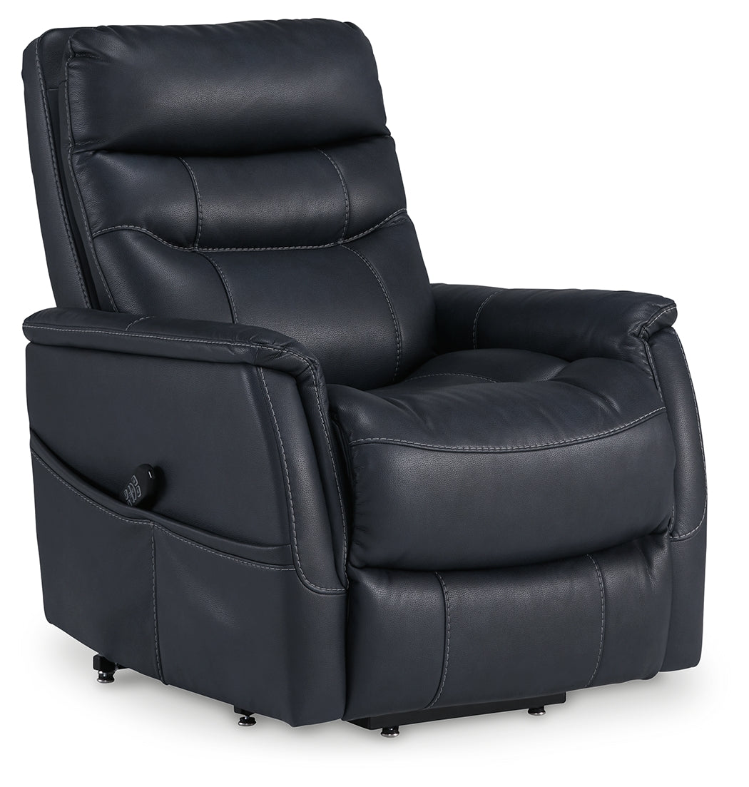 Strawbill Sapphire Power Lift Recliner - Luna Furniture