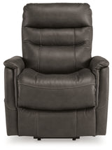 Strawbill Shadow Power Lift Recliner from Ashley Furniture - Luna Furniture