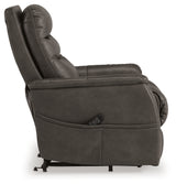 Strawbill Shadow Power Lift Recliner from Ashley Furniture - Luna Furniture