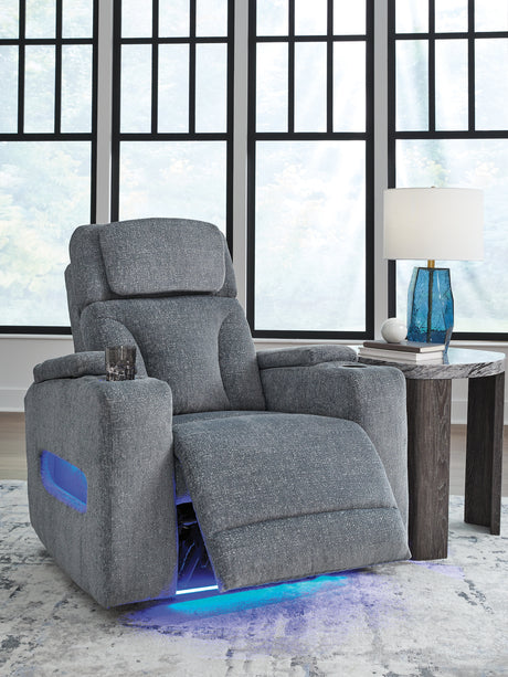 Studio Cave Steel Power Recliner from Ashley - Luna Furniture