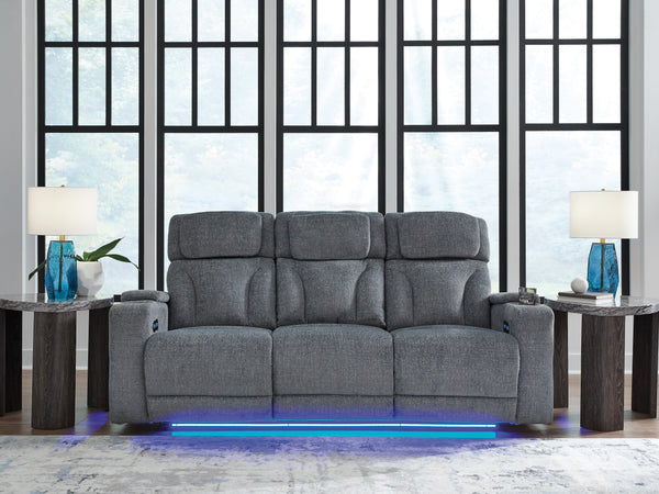 Studio Cave Steel Power Reclining Sofa
