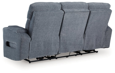 Studio Cave Steel Power Reclining Sofa from Ashley - Luna Furniture