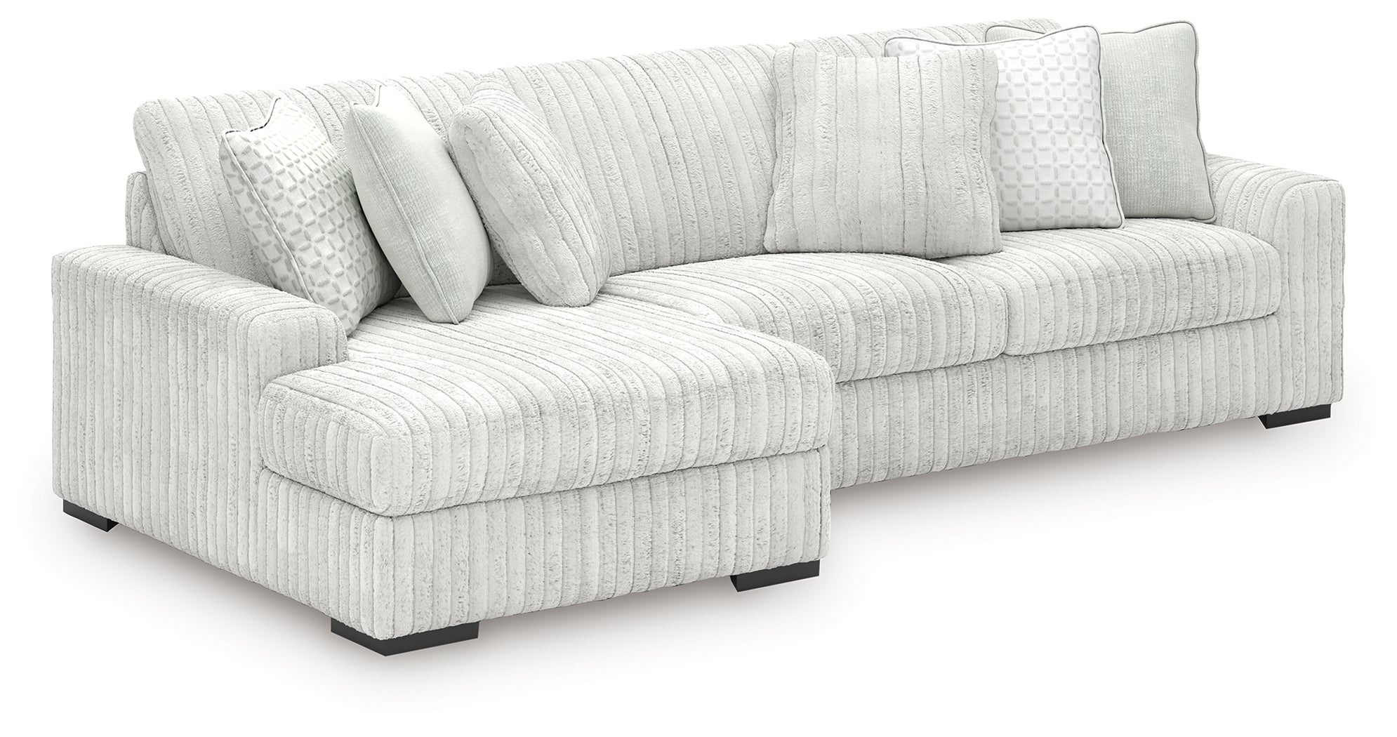Ashley Stupendous Alloy 2-Piece LAF Chaise Sectional – Luna Furniture