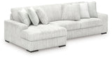 Stupendous Alloy 2-Piece LAF Chaise Sectional from Ashley Furniture - Luna Furniture