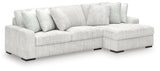 Stupendous Alloy 2-Piece RAF Chaise Sectional from Ashley Furniture - Luna Furniture