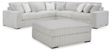 Stupendous Alloy 3-Piece Sectional with Ottoman from Ashley Furniture - Luna Furniture